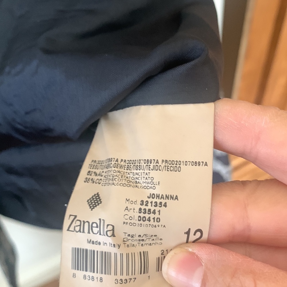 ZANELLA Made in Italy Floral Blazer. Size 12 - Picture 7 of 10